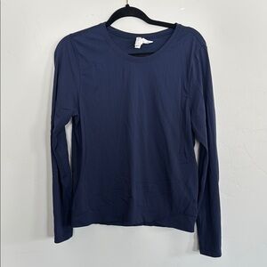 Athleta Navy Long Sleeve Shirt